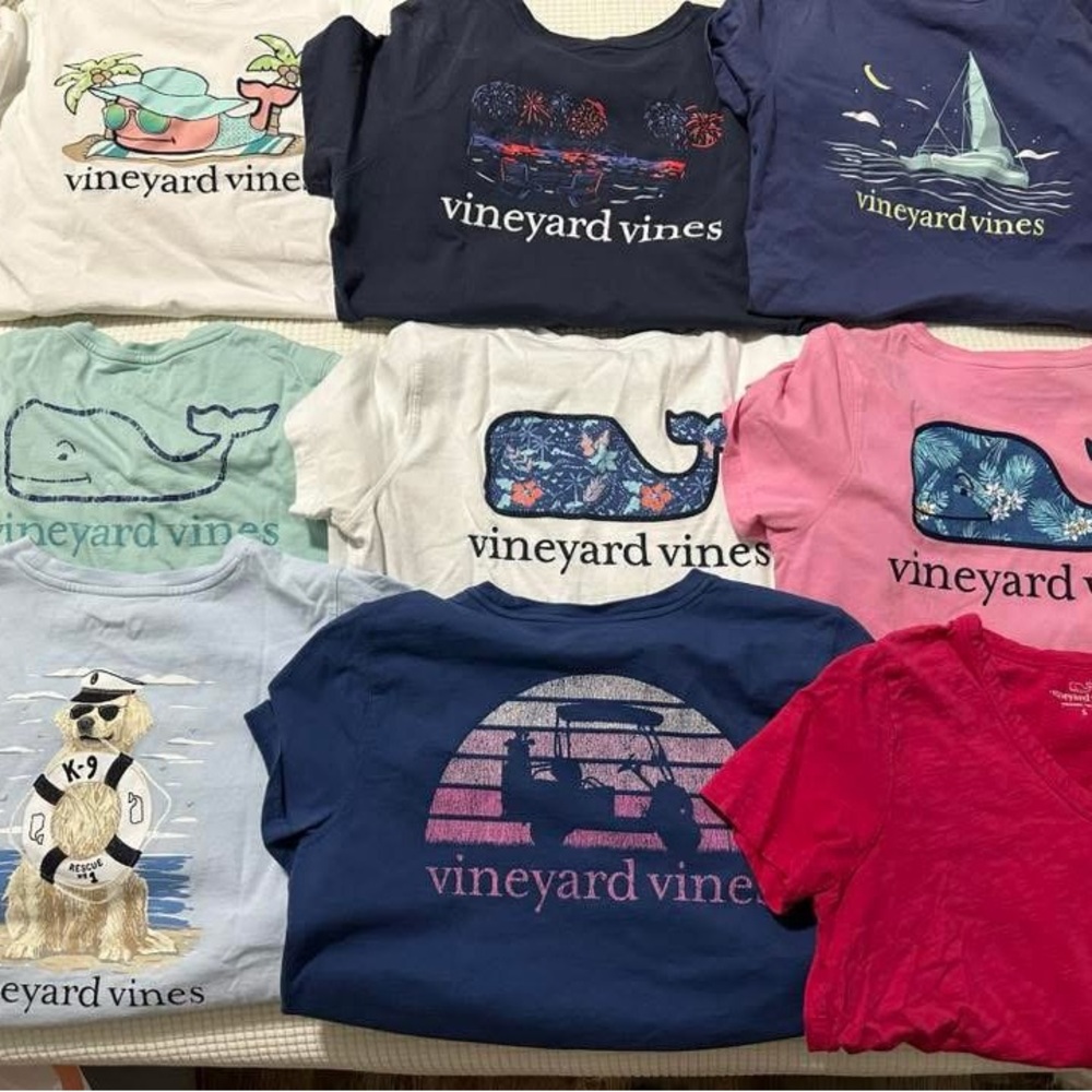 Vineyard Vines Short Sleeve Tees (Lot of 9) Women’s sz Small